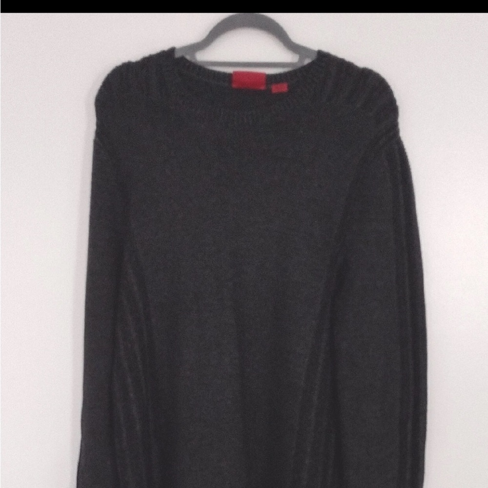 Hugo Boss Dark Gray Crewneck Sweater